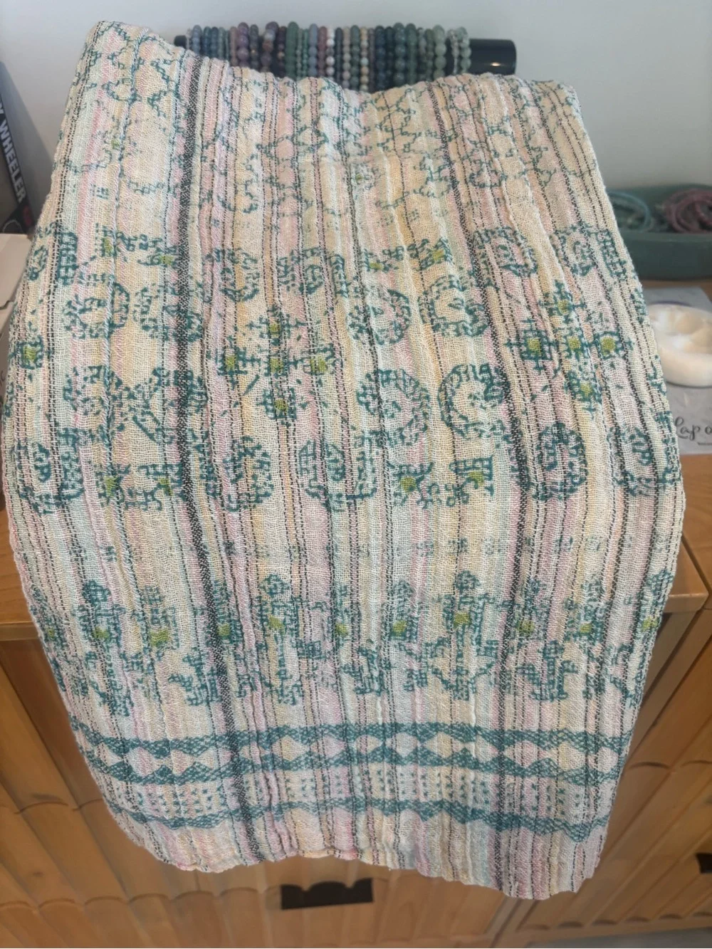 Urban Outfitters Tab Top Gauze window curtain